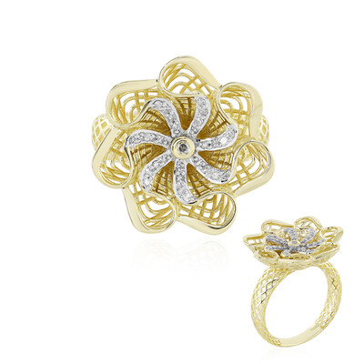 I1 (I) Diamant-Goldring (Ornaments by de Melo)