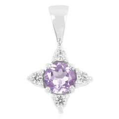 Lavendel-Amethyst-Silberanhänger