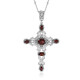 Indischer Granat-Silberhalskette (Dallas Prince Designs)