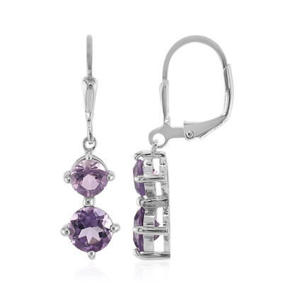 Amethyst-Silberohrringe