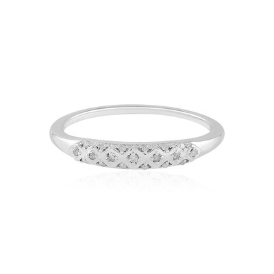 I2 (I) Diamant-Silberring