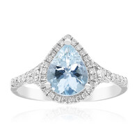 AAA-Brasilianischer Aquamarin-Goldring (CIRARI)