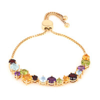 Edelstein-Silberarmband