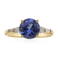 AAA-Tansanit-Goldring (CIRARI)