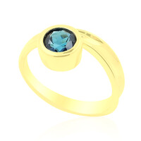 Brasilianischer Indigolith-Goldring (de Melo)