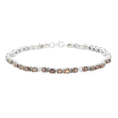Nicht erhitzter Farbwechsel-Saphir-Silberarmband