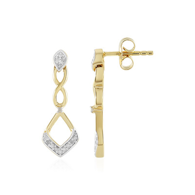 I2 (J) Diamant-Silberohrringe