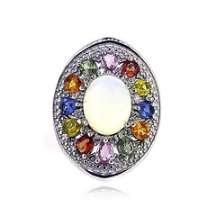 Welo-Opal-Silberring