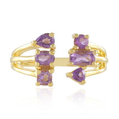 Lavendel-Amethyst-Silberring