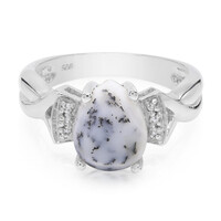 Dendriten-Achat-Silberring