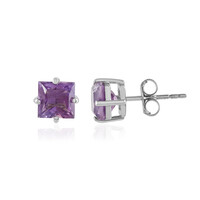Amethyst-Silberohrringe