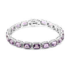 Amethyst-Silberarmband