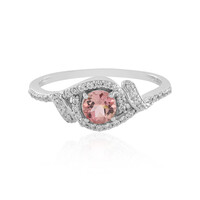 Pinkfarbener Turmalin-Silberring