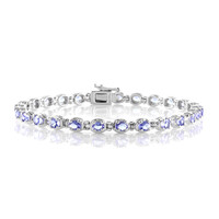 Tansanit-Silberarmband