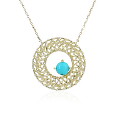 Sleeping Beauty-Türkis-Goldcollier (Ornaments by de Melo)