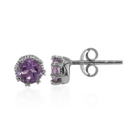 Amethyst-Silberohrringe
