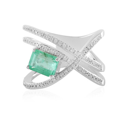 Äthiopischer Smaragd-Goldring (SUHANA)