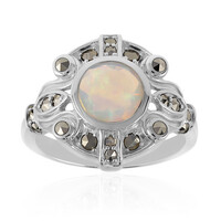 Welo-Opal-Silberring (Annette classic)
