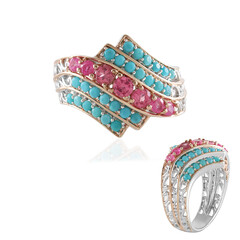 Edelstein-Silberring (Gems en Vogue)