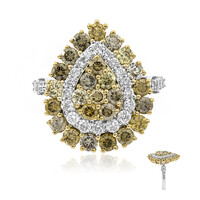 SI2 Fancy-Diamant-Goldring (CIRARI)
