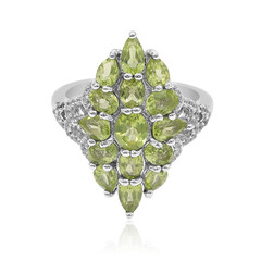 Peridot-Silberring