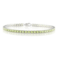 Peridot-Silberarmband