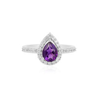 Sibirischer Amethyst-Silberring