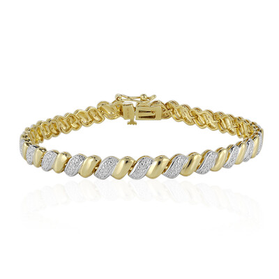I3 (I) Diamant-Silberarmband