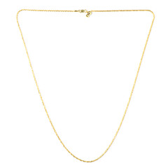 Silber-Criss-Cross-Kette - 61 cm - 4,56 g - vergoldet