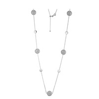 Zirkon-Silbercollier