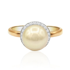 Goldene Südseeperlen-Goldring (TPC)