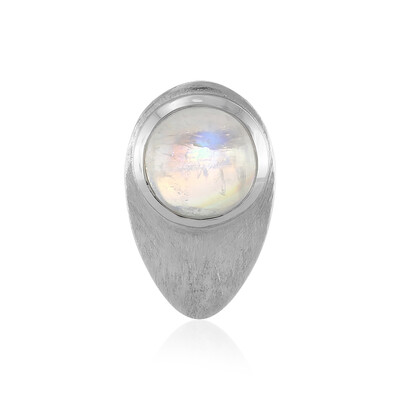 AAA-Regenbogen-Mondstein-Silberanhänger (MONOSONO COLLECTION)