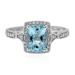 AAA-Brasilianischer Aquamarin-Goldring (AMAYANI)