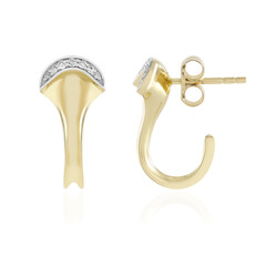 I2 (H) Diamant-Goldohrringe