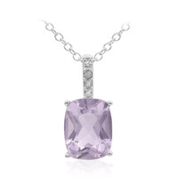 Bolivianischer Amethyst-Silberhalskette