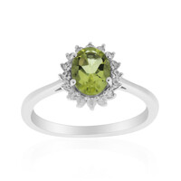 Ouro Verde-Quarz-Silberring