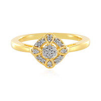 I2 (I) Diamant-Silberring