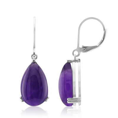 Amethyst-Silberohrringe