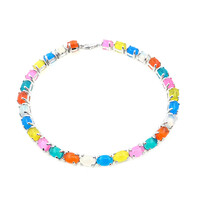 Opal-Silberarmband