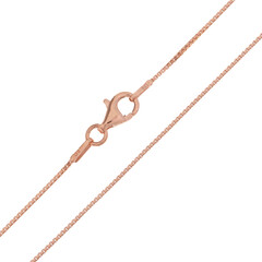 Silber-Veneziakette - 60 cm - 2,29 g - rosévergoldet
