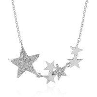 Zirkon-Silbercollier