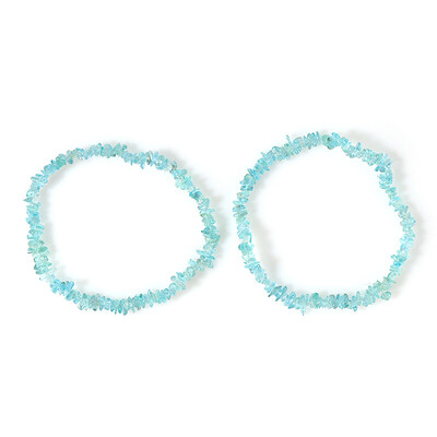 Blauer Apatit-Armbänder