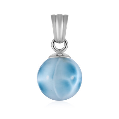 Larimar-Silberanhänger