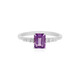 Sibirischer Amethyst-Silberring