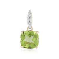 Peridot-Goldanhänger
