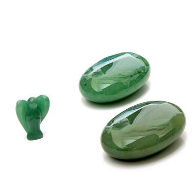Geschenkset "Zen und Stein" Aventurin (Lapis Vitalis)