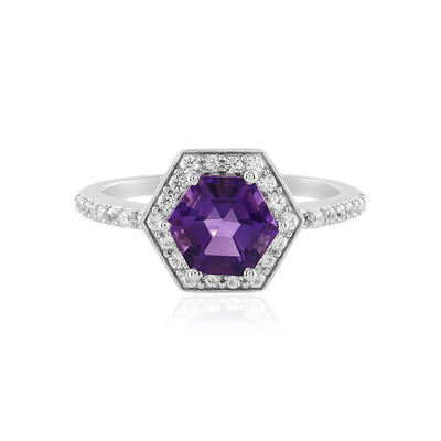 Sibirischer Amethyst-Silberring