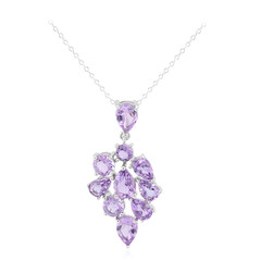 Amethyst-Silberhalskette