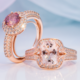 Morganit-Goldring (Annette)