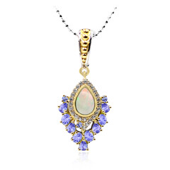 Welo-Opal-Silberhalskette (Dallas Prince Designs)